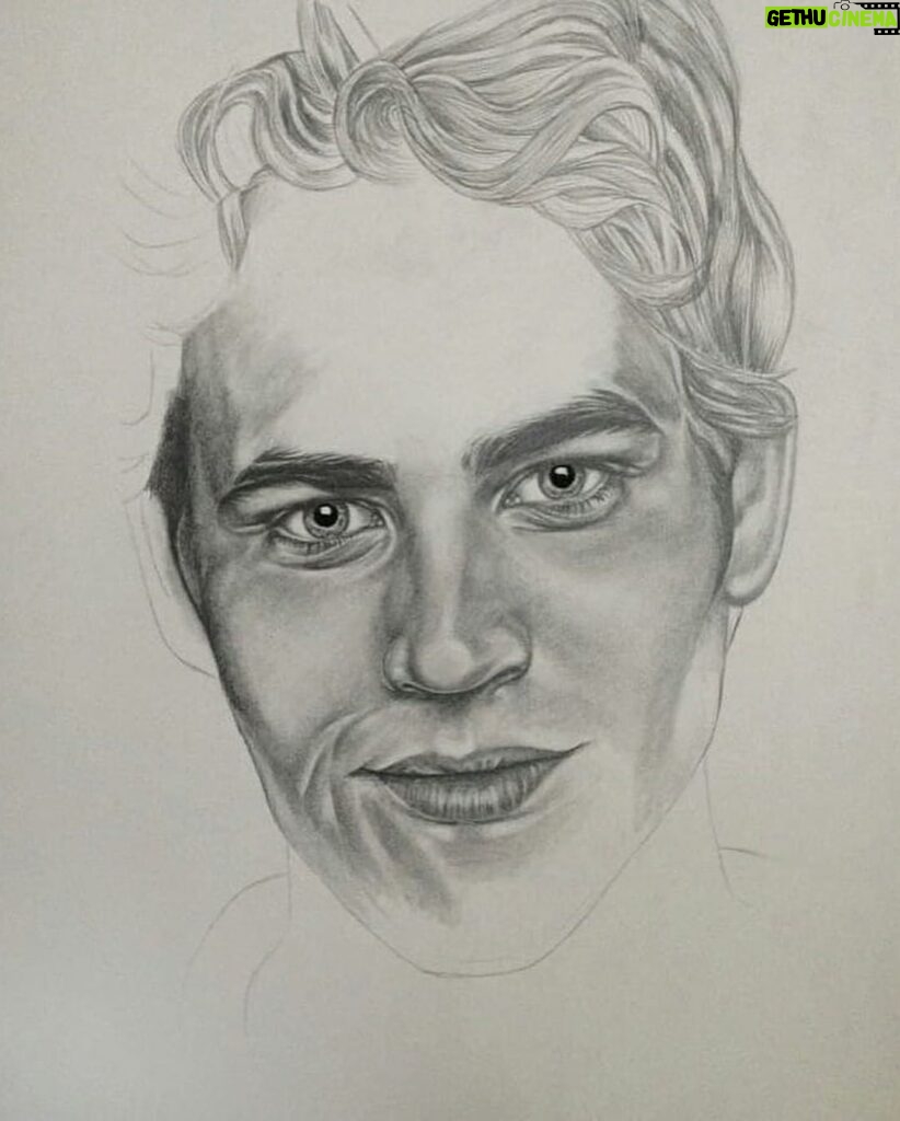 Paul Walker Instagram - It is fascinating and humbling to learn how long it takes to create any piece of art. This took @_pencilme 180+ hours! Swipe left to see the different stages of this incredible #PaulWalker portrait. #FanArtFriday #TeamPW