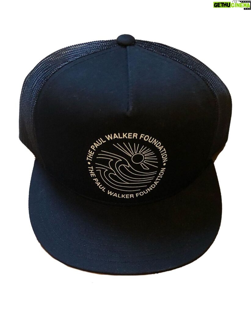 Paul Walker Instagram - Paul’s life mission was to #DoGood, and we hope you’ll help us honor his legacy in supporting the @PaulWalkerFdn by grabbing an exclusive new limited edition Sun and Surf Trucker Hat! paulwalkerfoundation.org  100% OF THE PROFITS support foundation efforts. Be sure to follow them for updates on new initiatives, scholarships and more! 💙 #TeamPW