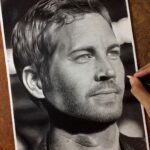Paul Walker Instagram - Incredible detail! ✏️ by @ekam.art #FanArtFriday #TeamPW