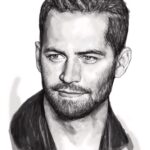 Paul Walker Instagram - ✏️ Loving this mixed media artwork by Kim Wang. #FanArtFriday #TeamPW