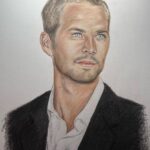 Paul Walker Instagram – Wonderful color portrait from @madebythea of Sweden! 🎨 #PaulWalkerArt #FanArtFriday

#TeamPW