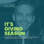 Paul Walker Instagram - It’s #GivingSeason! 💙 100% of profits donated. @PaulWalkerFdn is proud to partner with @AbbysHopeProject to bring you this special bundle, custom-designed exclusively by The #PaulWalkerFoundation. Abby founded Abby’s Hope Project when she was fourteen years old, about a year after she developed a rare autoimmune disease known as Autoimmune Encephalitis. Abby saw first-hand the lack of support and connection available to youth and families with chronic illness and disabilities, so she set out to change that. Through her nonprofit, Abby provides care packages to both children’s hospitals and individuals receiving in-home care across the U.S. Your purchase of the Giving Bundle–which includes both our Giving Hoodie and Giving Beanie–will go directly to PWF, allowing them to send out even more care packages with Abby this Giving Season. Visit: paulwalkerfoundation.org [link in bio] #DoGood #GivingTuesday #TeamPW