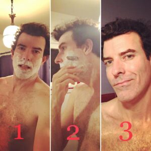 Paul Walling Instagram - I don’t shave often. But when I do, I do it right. .
#rockwellrazors #safetyrazor #easyas123 #babyfaceedmonds #ad #slick