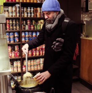 Paul Walling Instagram - Brr, it’s cold here. Gimme that soup. How is it where you are? 📷:@andreaszitt (old pic but I still wear these clothes, so...)