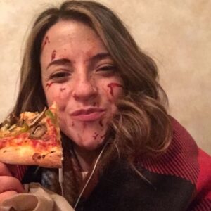 Paula Brancati Instagram - a very happy wrap to our cast & crew who are seriously wonderful. ✨✨ many of the pics i have are spoilery so here are a couple without tears, little to no blood, and smiles which is all pretty off brand for our show. big love & tnx to our fearless leaders @iancarpenter99 & @_adammacdonald and to @amartinon for making all my horror dreams come true. 🖤 we can’t wait to share s4 with you!!!!