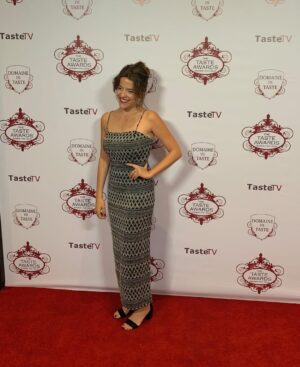 Paula Brancati Instagram - Thanks very much to the @tasteawards for @fromthevinemovie’s achievement in storytelling award — This film was a love letter to our Nonni so it felt fitting to wear one of Nonna’s dresses for the occasion 💃🏻❤️