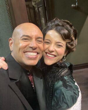 Paula Brancati Instagram - Slasher: Ripper is out today on @amcplus @shudder & @hollywoodsuite! 
I play Viviana - she likes chocolate, sleeping in, and a heavy flirt.

Big ❤️ to this cast & crew and tnx to @amartinon @iancarpenter99 & @_adammacdonald for inviting me back to play!