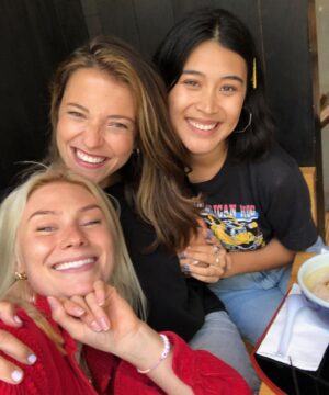 Paula Brancati Instagram - holding hands with my girls and not letting go until next summer!!!