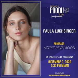 Paula Luchsinger Instagram - Muchas gracias @produ por esta nominación por mi trabajo en La Jauría, que honor!!! ❤️❤️❤️❤️