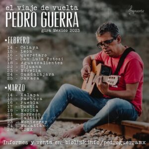Pedro Guerra Instagram - Ya están los link para venta de boletos Gira México:
www.pedroguerra.com 
(Link en Bio)