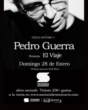 Pedro Guerra Instagram - Este Domingo 28 de Enero nos vemos a las 18:30 SANTANDER en el Espacio Santander dentro del ciclo AUTORES. 

PEDRO GUERRA 2024

Entradas en www.pedroguerra.com (link en Bio) y www.santanderescenario.com