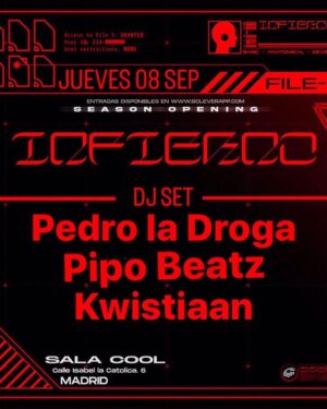 Pedro LaDroga Instagram - Ojala un MulletChamp en spainnn este año me habría apuntado sin pensármelo 🥹 Pero bueno tenemos un Septiembre a full de Eventasos🔥🔥 empezando mañana con un infiérnaso k no sabéis las ganas k tenia de juntarme kon mis hermanasos @kwistiaan & @pipobeatz aka pasión de capitanes🥰🥰 kien kreeis k somos kada uno?
J8 - INFIERNO (DjSet)
V16 - Granada (Skydrvg Live)
V23 - Madrid (Skydrvg Live)
V30 - Sevilla (Skydrvg Live) 
Tenéis las entradas en stories en destacados y en la bio 🌟⛄️