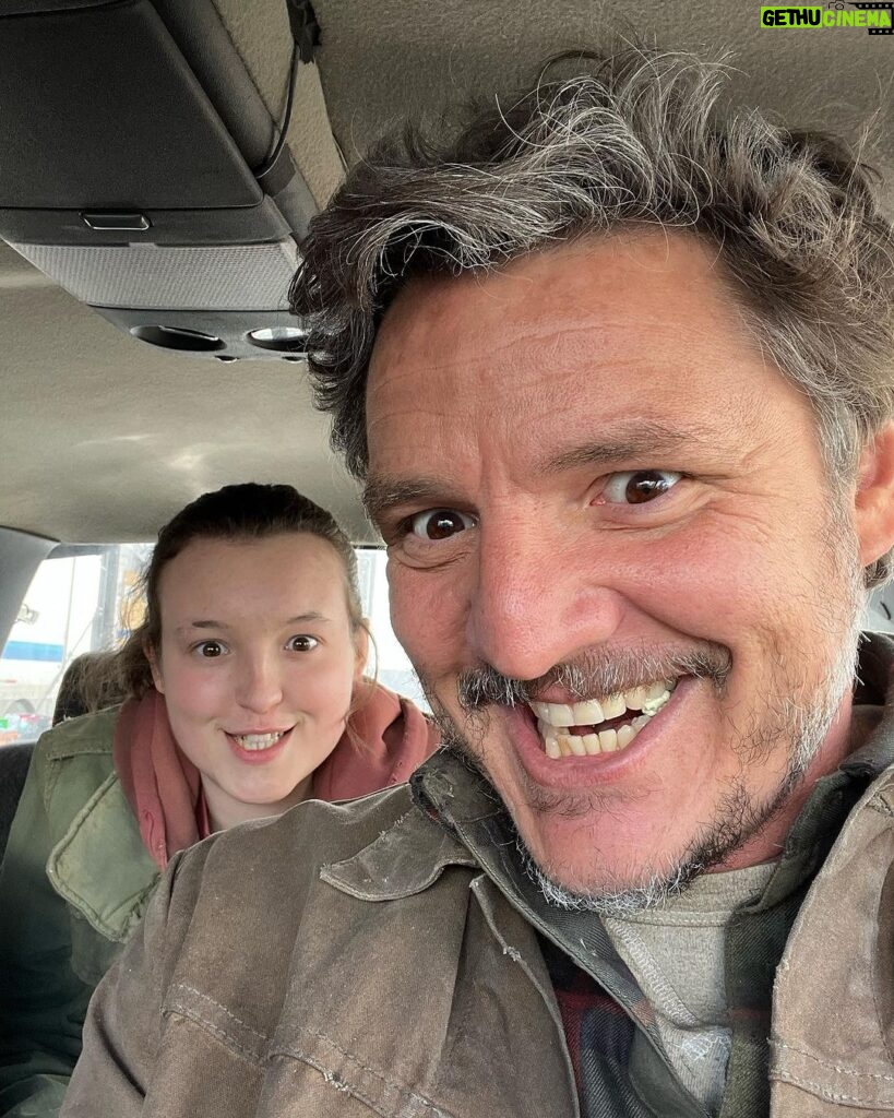 Pedro Pascal Instagram - We both hide chewing gum in our teeth. Don’t tell @sagaftra (to #TLOU family. You are the bones and the blood ❤ we are zero without you)