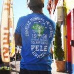 Pelé Instagram - 1958: O ano que o Pelé virou Lendário. Ele começou o campeonato como um menino, e o acabou como um Herói. Nem sempre se trata de um final de conto de fadas, as vezes é sobre o início deles. Na Copa do Mundo da Suécia, em 1958, quando Pelé tinha apenas 17 anos, ele marcou dois gols contra o time da casa na final. E, assim, nasce a lenda. A nova coleção da @rootsoffight honra o início do legado legendário do Pelé na Copa do Mundo, disponível exclusivamente em rootsoffight.com. #RootsofFight #KnowYourRoots . 1958: The Year The Legend of Pelé Was Born. He began the tournament as a boy, finished it as a hero. It’s not always about storybook endings. Sometimes it’s about storybook beginnings. At the 1958 World Cup in Sweden, when Pelé was just 17 years old, he scored a pair of goals against Sweden in the final. And just like that, a legend was born. This new @rootsoffight drop honors the beginning of Pelé’s legendary World Cup legacy - available exclusively at rootsoffight.com. #RootsofFight #KnowYourRoots