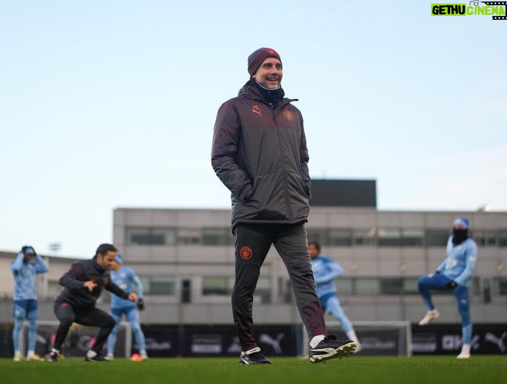 Pep Guardiola Instagram - 🔜 @sheffieldunited #premierleague #mancity