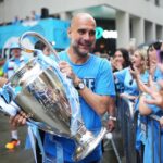 Pep Guardiola Instagram - 🏆🏆🏆 #mancity