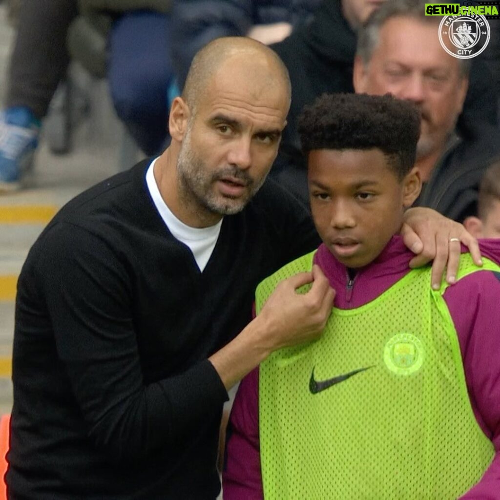 Pep Guardiola Instagram - From ballboy to @championsleague goalscorer! 🩵