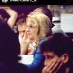 Peri Gilpin Instagram - I love this picture of my extraordinarily brilliant friend, Bonnie Monte-Artistic Director of @shakespeare_nj doing her thing. Shakespeare Theatre of New Jersey