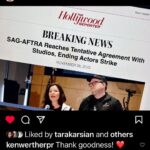 Peri Gilpin Instagram - 😁 #unionyes #sagaftrastrong #sagaftra #sagaftrastrike is over…☀️ Los Angeles, California