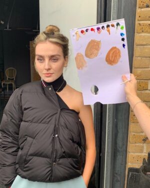 Perrie Instagram - The Madame Tussaud’s process! This felt so surreal, as you can see I couldn’t stop smiling 😅 The team were AMAZING, and their attention to detail BLEW MY MIND! (This was pre covid just FYI) @madametussauds 💕