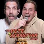 Pete Correale Instagram - New Episode of The Cast! Link in bio, check it out! #thepeteandsebastianshow #petecorreale #sebastianmaniscalco #podcasts #comedy #standupcomedy #hysterical