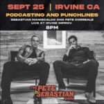 Pete Correale Instagram - Podcasting and Punchlines! We’ll be stopping by the @irvineimprov on September 25 at 8PM for a LIVE recording of The Pete & Sebastian Show. Tickets on sale now at SebastianLive.com and bit.ly/PeteAndSebastianLive - capacity is limited. Irvine Improv