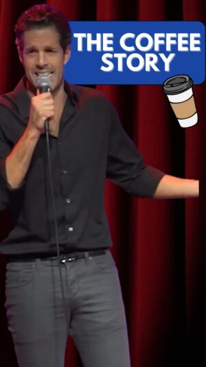 Pete Correale Instagram - This joke has wheels. #petecorreale #standup #standupcomedy #standupspecial #coffee #wheels