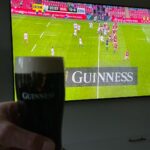 Peter Jones Instagram - Saturdays can’t get much better than this. England v Wales with a nice pint of @guinness