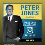 Peter Jones Instagram – Tonight it’s Shark Tank time and today I’m taking over the @sharktankabc insta account. It’s going to be fun. Come and join in. Then you can see me later as the show airs tonight on @abcnetwork at 8/7c