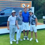 Peter Jones Instagram - Such an amazing day yesterday. Great fun with @danny.willett @jamesjordan1978 @jakehall and thank you @taliajones_ , @williampeterjones for your support. Making memories💙 Thank you @bmwpga !!