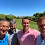 Peter Jones Instagram - Something lovely about playing golf on a Saturday especially when you win. It’s something @johnterry.26 & @stephenmiron aren’t used to experiencing. Well played partner @bob.gonzalez.96 💙🏌️💶🇵🇹🏆