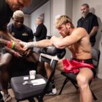 Phil Hawes Instagram – I went into @loganpaul locker room like a professional to do my job ,but @jakepaul wanted to run his mouth! Come fight a real fighter 🤡 @gordonlovesjiujitsu you know I’m right he  wouldn’t Manchester, United Kingdom