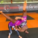 Phil Hawes Instagram – #showmesomethinfriday 
Is back! This week we got @noelle_mma showing us a judo technique! Get ready for next week  fellas !🍑 👀  #nohype #givingthepeoplewhattheywant #mma #judo #peach Tiger Muay Thai & MMA Training Camp, Phuket, Thailand