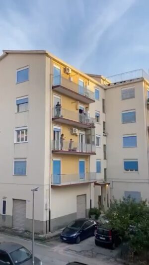 Philipp Christopher Instagram - Quarantined Italians make music from their balconies playing different instruments. ❤️ #italy #keepcalm #stayhealthy #celebratelife Thanks to @shaunking for posting this! 🙏💪