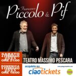 Pif Instagram – Questa sera e domani pomeriggio a Pescara: “Momenti di trascurabile felicità” a teatro.