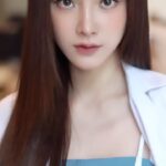 Pimchanok Luevisadpaibul Instagram - 💙💙 หลิว #beautynewbie #หัวใจไม่มีปลอม