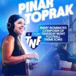 Pinar Toprak Instagram - Repost from @nflonprime • *Cue the music* We're proud to announce Pinar Toprak as the composer of the new Thursday Night Football theme song! #TNFonPrime | Only on @primevideo