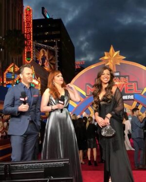 Pinar Toprak Instagram - 4 years ago today…. A candid, overjoyed moment from a very special night that changed my life.⁣
⁣
I may have been the first woman to score a film grossing over a billion dollars with Captain Marvel but more importantly and thankfully, I’m not the last and there will be many, many more.⁣
⁣
I’ll be forever grateful for @captainmarvelofficial and for everyone at @marvel for instigating that evolution in a big way. ❤️