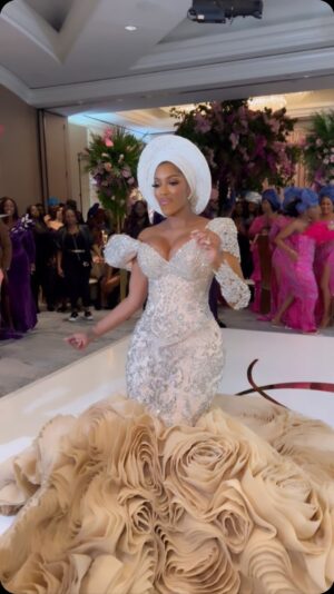 Porsha Williams Instagram - 🎉Today we Celebrate our Nigerian Wedding Anniversary!!! & (Tomorrow is our *American Wedding Anniversary. ) On this day Nov 25th a year ago I married my dream Man and my King ! Love you forever baby! 🇳🇬🇳🇬❤️ Nov. 25th #AnniversaryDay1 @iamsimonguobadia #NativeLawandCustom #TheGuobadias #LoveWins #EdoBride
