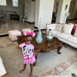Porsha Williams Guobadia Instagram - PJ said get into her pool fashions! Main character energy 😂🔥 (She ran got dressed and said “Let’s go mommy” ) lol #HomeSweetHome #PuraVida Shades: @purselikejolie Costa Rica