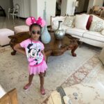 Porsha Williams Guobadia Instagram - PJ said get into her pool fashions! Main character energy 😂🔥 (She ran got dressed and said “Let’s go mommy” ) lol #HomeSweetHome #PuraVida Shades: @purselikejolie Costa Rica