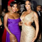 Porsha Williams Guobadia Instagram - Pretty Queens celebrate in NOLA!! Hair: (Sew-in <lace front @gonakedhair) My Gorgeous Gown by: @fitforaqueenatl 🙌🏾🔥 This was the second one I tried on and I knew it was a go !!! 📸 @kapmagazine Kody did it🔥
