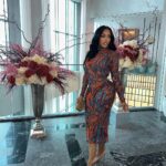 Porsha Williams Guobadia Instagram - To fly we have to have resistance.-Maya Lin🔥 Hair: @gonakedhair dress: @onalajaofficial bag @bottegavenetaworld Dubai, United Arab Emirates