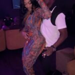 Porsha Williams Guobadia Instagram - Mommy & Daddy❤️🇳🇬 Lovers Lane #HadATime #ReunitedFeelsSoGood Dress: @onalajaofficial 🔥 Thank you Hair: @gonakedhair 🙌🏾 Lounge: @kizadubai Dubai, United Arab Emirates