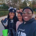 Porsha Williams Guobadia Instagram - We live in Pilar’s aka Cat Police’s world❤️👮🏽 @pilarjhena @busybeingbales @lodwill @drahjee workwincelebrate #CoParents Costumes were Pilar’s idea lol P & P Patrol - loved it
