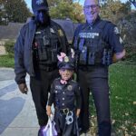 Porsha Williams Guobadia Instagram - We live in Pilar’s aka Cat Police’s world❤️👮🏽 @pilarjhena @busybeingbales @lodwill @drahjee workwincelebrate #CoParents Costumes were Pilar’s idea lol P & P Patrol - loved it