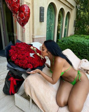 Porsha Williams Instagram - 🌹Happy Wife Happy Life 🇦🇪🌹Mrs.Guobadias
Hair: @gonakedhair ( Frontal & bundles sew-in) 

📸 @iamsimonguobadia