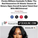 Porsha Williams Guobadia Instagram - Thank you for all the love #TeamPorsha 🌹😘I’m ready & you’re ready so let’s make HERstory!! 👑🔥Thank you @bravotv @nbcuniversal & Truly Ent Let’s Gooo!! To God be the glory🙏🏾 PS: ( Babes the OVERALL SCRIPTED deal with NBC Universal is separate from Rhoa! Rhoa is still an unscripted reality show.) @pamperedbyporsha @gonakedhair @meaningfulbeauty @amazonlive #Rhoa #BlackHistory #OverallTalentDeal #Actress #BlessedAndHighlyFavorded #Grateful #PjMomma #RealHousewife