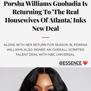 Porsha Williams Instagram - Thank you for all the love #TeamPorsha 🌹😘I’m ready & you’re ready so let’s make HERstory!! 👑🔥Thank you @bravotv @nbcuniversal & Truly Ent Let’s Gooo!! To God be the glory🙏🏾 

PS: ( Babes the OVERALL SCRIPTED deal <Tv, Shows,Movies Etc.>with NBC Universal is separate from Rhoa! Rhoa is still an unscripted reality show.)

@pamperedbyporsha @gonakedhair @meaningfulbeauty @amazonlive 
#Rhoa #BlackHistory  #OverallTalentDeal #Actress #BlessedAndHighlyFavorded #Grateful #PjMomma #RealHousewife