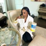 Porsha Williams Guobadia Instagram - #ad I love spending mornings with Simon, but he knows we’ve got to spill the tea while we sip our morning coffee. Literally. For those messy moments, I keep Clorox Disinfecting Wipes handy. To make sure your messiest moments are covered, shop Clorox’s limited-edition bundle at the link in my bio.